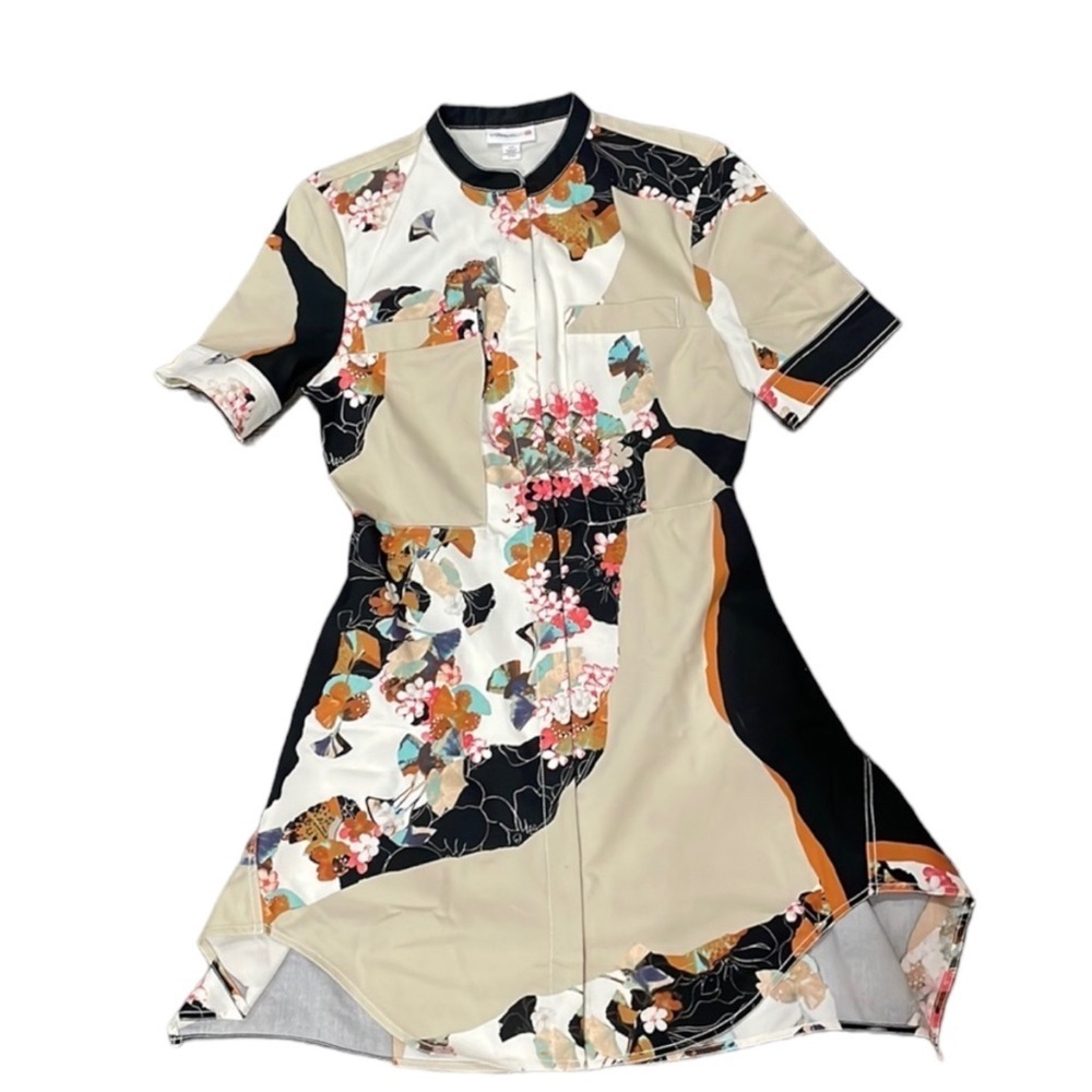 3.1 PHILLIP LIM for Target Floral Print w/ Short Sleeve Dress Size Small - Picture 3 of 8